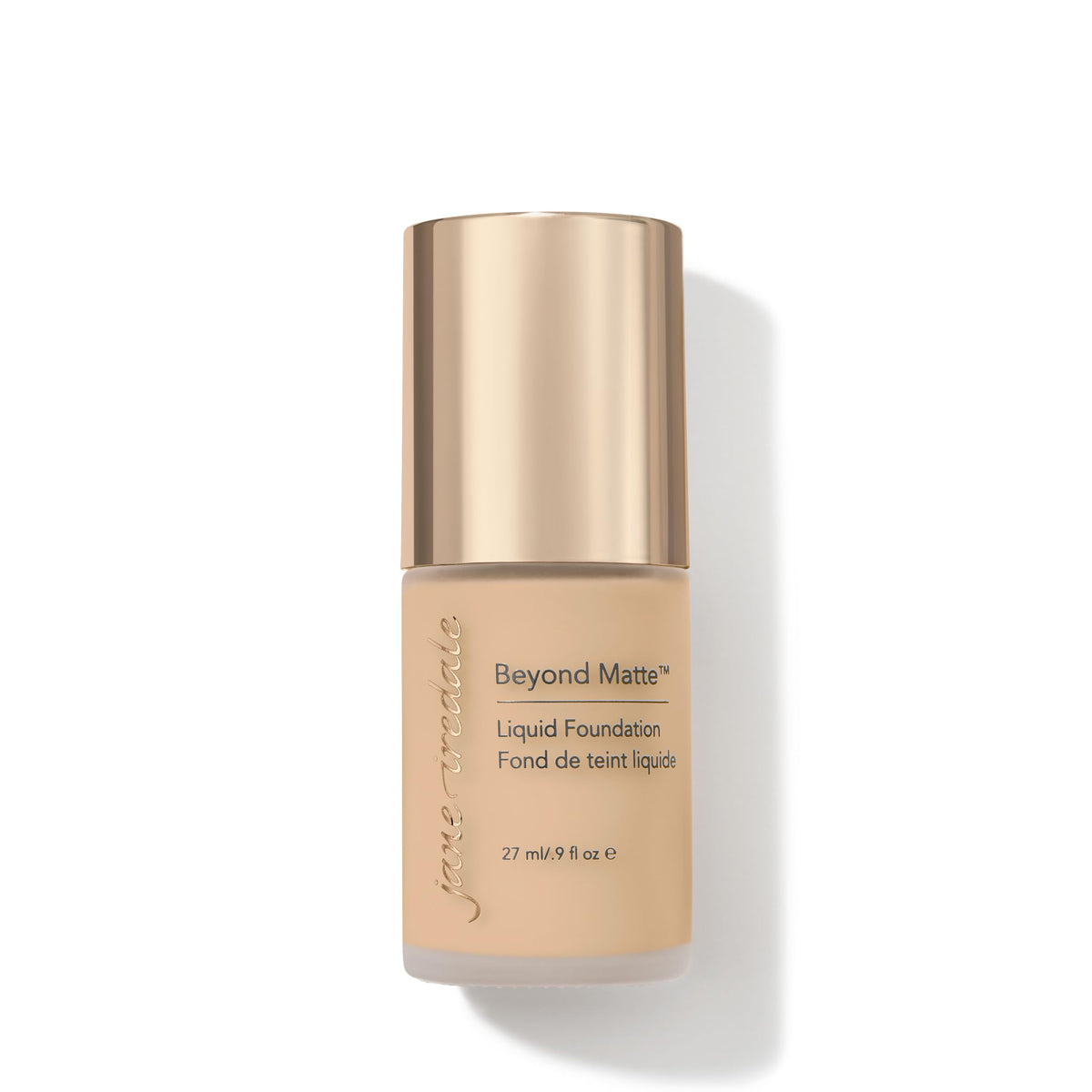 Jane Iredale Beyond Matte 3-in-1 Liquid Foundation, Long-wear, Buildable Coverage, Vegan, Clean, Cruelty Free, Semi Matte Finish, M7