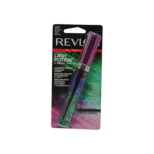 Revlon Lash Potion By Grow Luscious Waterproof Volume and Length Mascara, Blackest Black, 0.34 Ounce Beauty & Personal Care REVLON