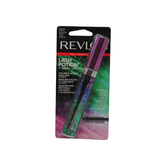 Revlon Lash Potion By Grow Luscious Waterproof Volume and Length Mascara, Blackest Black, 0.34 Ounce Beauty & Personal Care REVLON