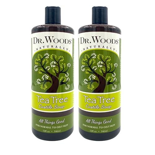 Dr. Woods Pure Tea Tree Liquid Castile Soap - Natural Castile Soap for Body, Hands, and Face with Vitamin E and Hemp Oil, for Men and Women - 32 Fl Beauty & Personal Care Dr. Woods