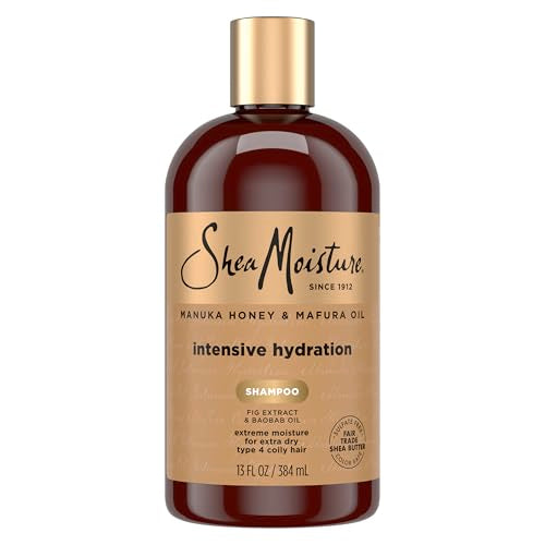 Shea Moisture Intensive Hydration Shampoo Manuka Honey and Mafura Oil for Dry, Damaged Hair Sulfate-Free 13 oz Beauty & Personal Care SheaMoisture