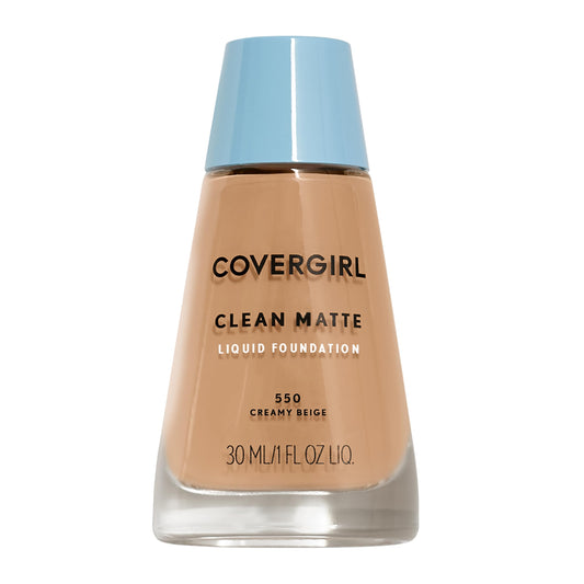 CoverGirl Clean Oil Control Liquid Makeup, Creamy Beige 550, 1.0 Ounce Bottle Beauty & Personal Care COVERGIRL