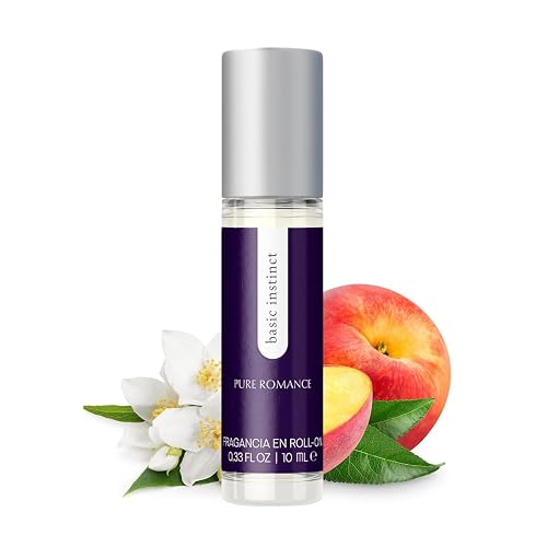 Pure Romance - Basic Instinct Pheromone Roll On Perfume (0.35 fl oz) - Perfumes for Women or Men - Personal Scent - Long-Lasting - Travel Size Beauty & Personal Care Pure Romance