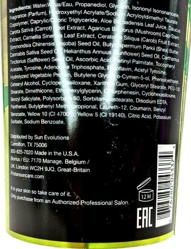 ProTan Beaches & Crème Hemp Dark Tanning Gelee 8.5 oz Beauty & Personal Care ProTan