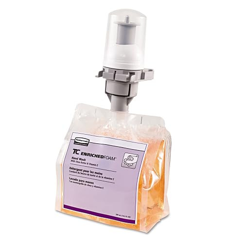 Rubbermaid 3486571 Enriched-Foam Soap Refill, 1300mL, Vanilla/White Peach, 3/Carton Beauty & Personal Care Rubbermaid Commercial Products