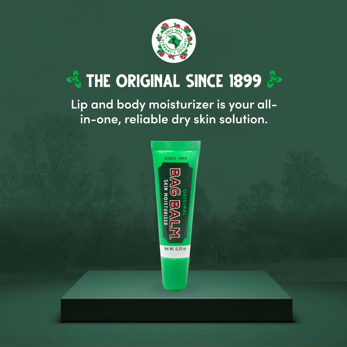 Bag Balm Original On-the-Go Lip Balm Tubes for Chapped Lips, Dry Hands, Skin Irritations and More - 0.33oz, 6 Pack Beauty & Personal Care Bag Balm
