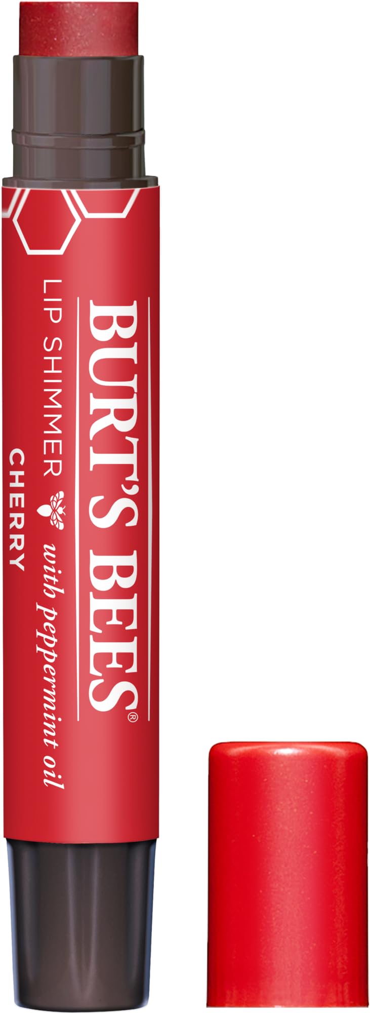 Burt's Bees 100% Natural Moisturizing Lip Shimmer, Cherry - 1 Tube Beauty & Personal Care Burt's Bees