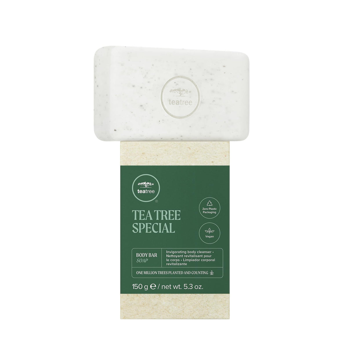 Tea Tree Body Bar Soap, Deep Cleans + Exfoliates, For All Skin Types Beauty & Personal Care Tea Tree