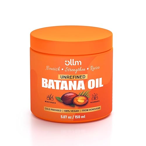 OLLM Raw Batana Oil for Hair Growth - 5oz Repair Damaged Hair Organic Formula from Honduras for Latina Women With Curly Hair Ages 25-35 - Wash Day Beauty & Personal Care OLLM
