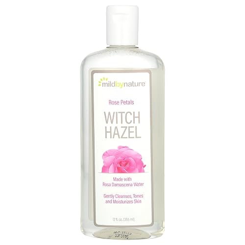 Witch Hazel, Rose Petals, Alcohol-Free, 12 fl oz (355 ml), Mild By Nature Beauty & Personal Care MILD BY NATURE