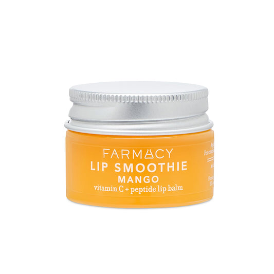 Farmacy Vitamin C + Peptide Hydrating Lip Balm - Lip Smoothie Moisturizing + Plumping Treatment - Smooths Lines with a High-Gloss Finish - Mango (10g) Beauty and Personal Care Farmacy