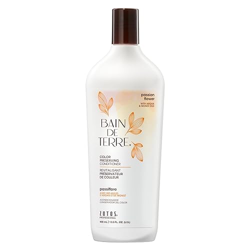 Bain de Terre Passion Flower Color Preserving Conditioner, Luxurious Hydration for Vibrant Color & Protection from Fading, with Argan & Monoi Oils Beauty & Personal Care Bain de Terre