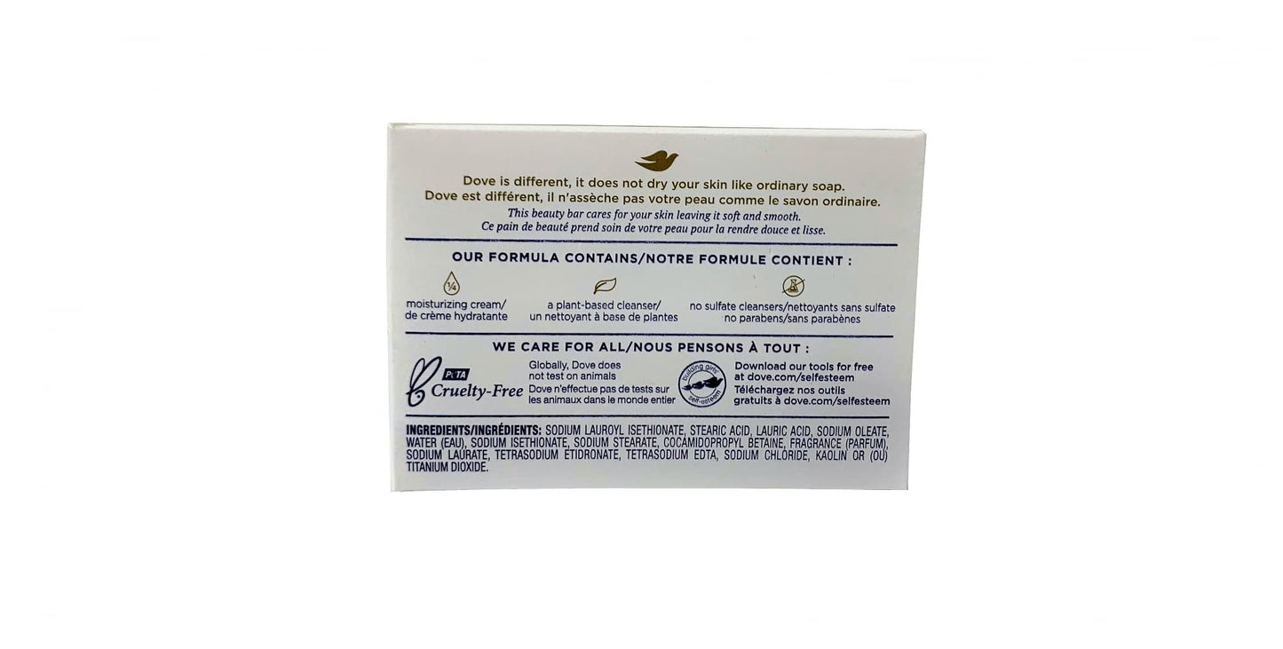 Dove White Travel Size Bar Soap With Moisturizing Cream 2.6 oz (Pack of 2) Beauty & Personal Care Dove