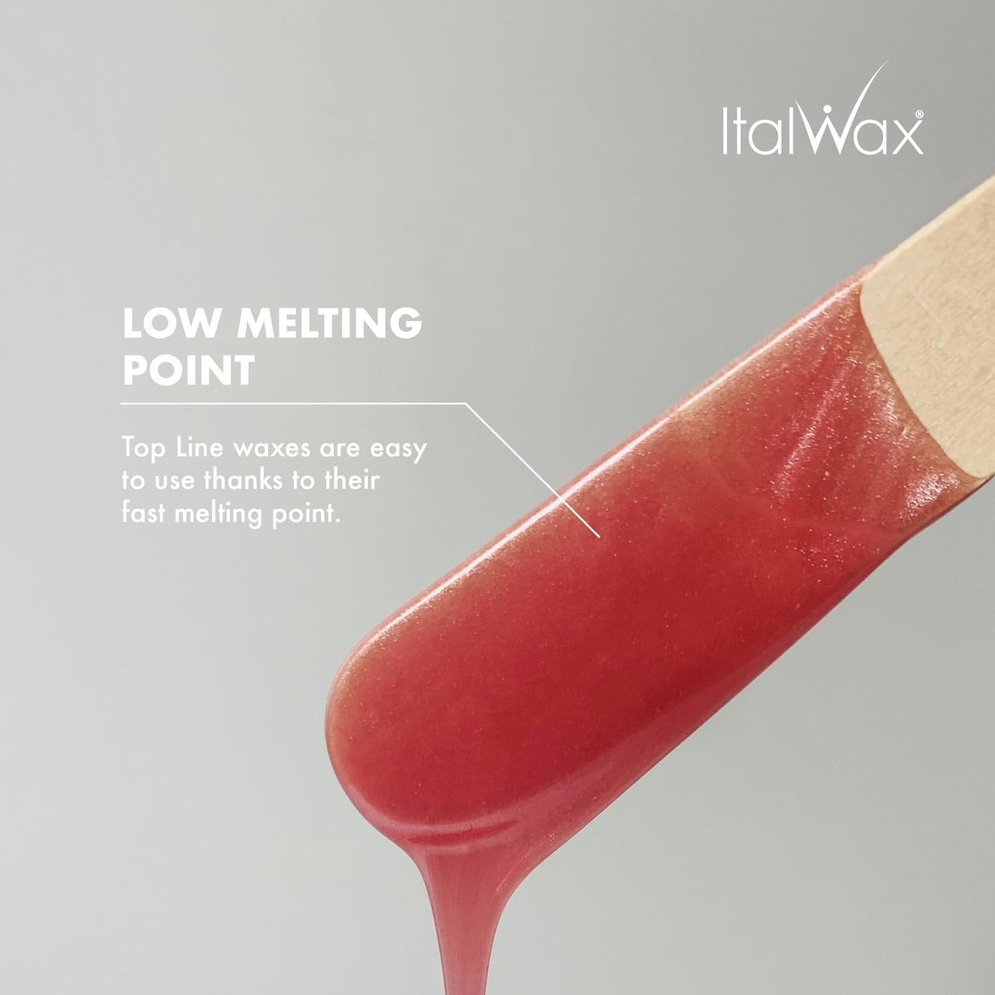 Italwax Top Line Pink Pearl Hard Wax Beads 1.65 lb (750 g) - Semi-Creamy Unscented Hard Wax for Facial Areas, Strong from First Pull, Suitable Beauty and Personal Care Italwax
