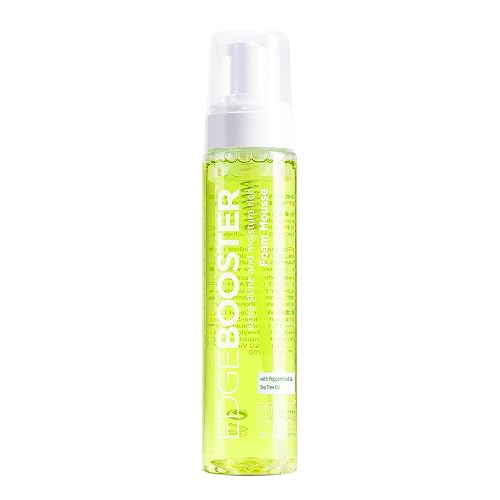 Style Factor EDGE BOOSTER Extra Shine & Moisture Rich Foam Mousse | Lightweight Styling for Curls, Waves, Braids, Locs & Protective Styles | Volume Beauty & Personal Care Style Factor