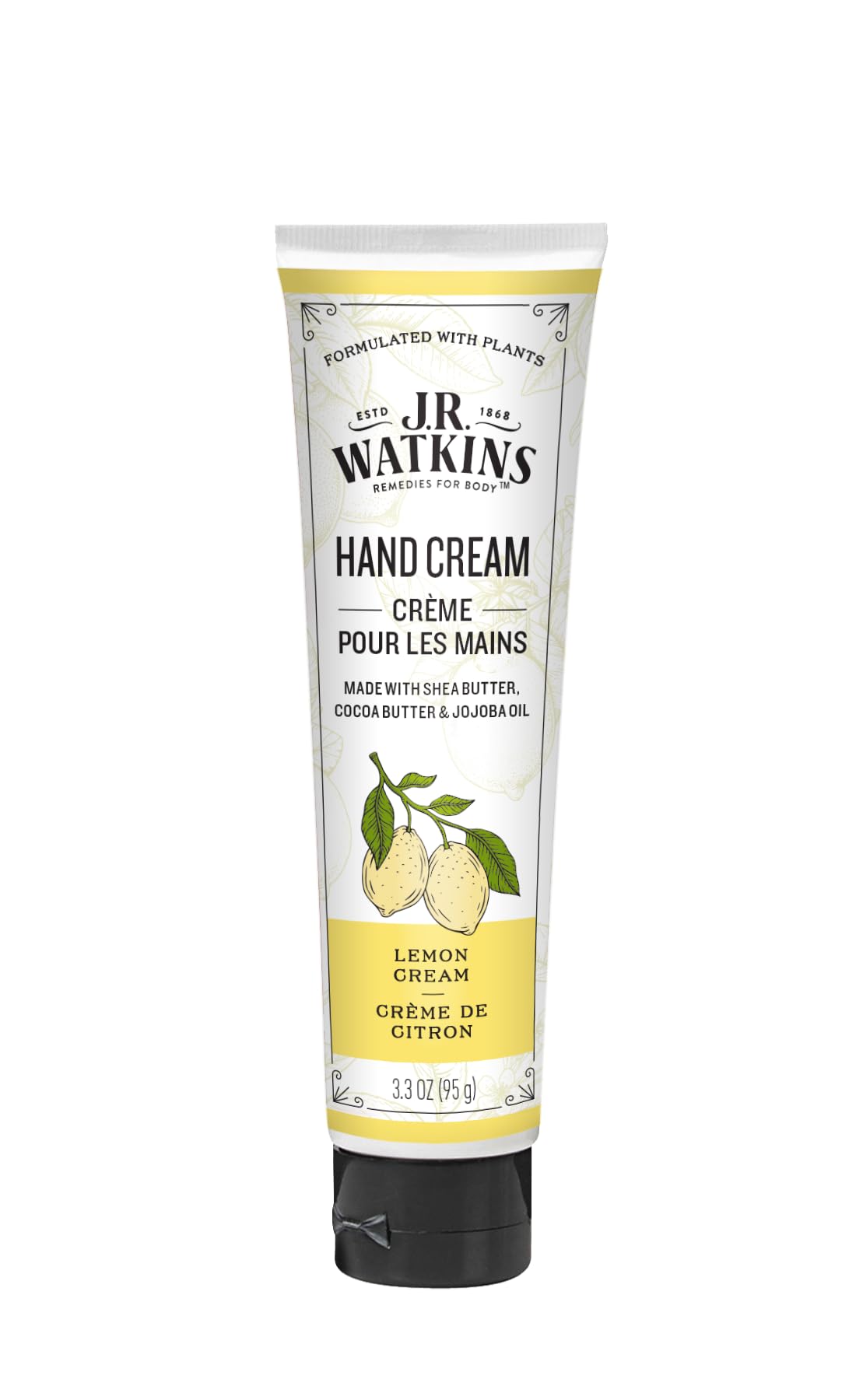 J.R. Watkins Natural Moisturizing Hand Cream, Hydrating Hand Moisturizer with Shea Butter, Cocoa Butter, and Avocado Oil, USA Made and Cruelty Free Beauty & Personal Care J.R. Watkins