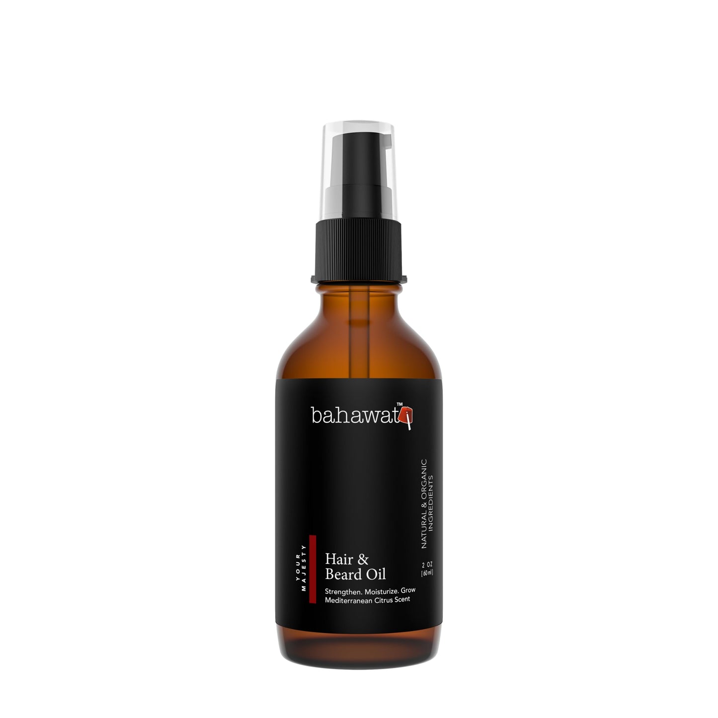BAHAWAT: Premium Beard Oil Conditioner & Softener - Your Majesty- 2 ounce - Beard Itch and Dry Skin Relief - Handcrafted from Natural Ingredients Beauty & Personal Care BAHAWAT