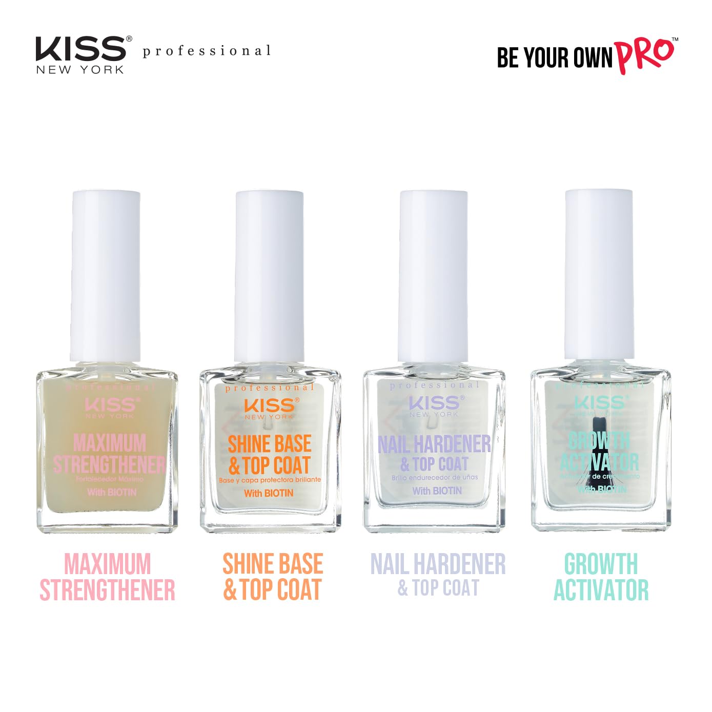 Kiss New York Nail Repair Kit for Damage, Broken, Cracked and Weak Nails - Biotin Infused Glue, File, and 2 Wraps - Made in Korea Beauty & Personal Care KISS NEW YORK