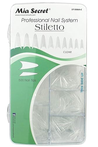Stiletto Fancy Nail Tips by Mia Secret Store Beauty & Personal Care Mia Secret