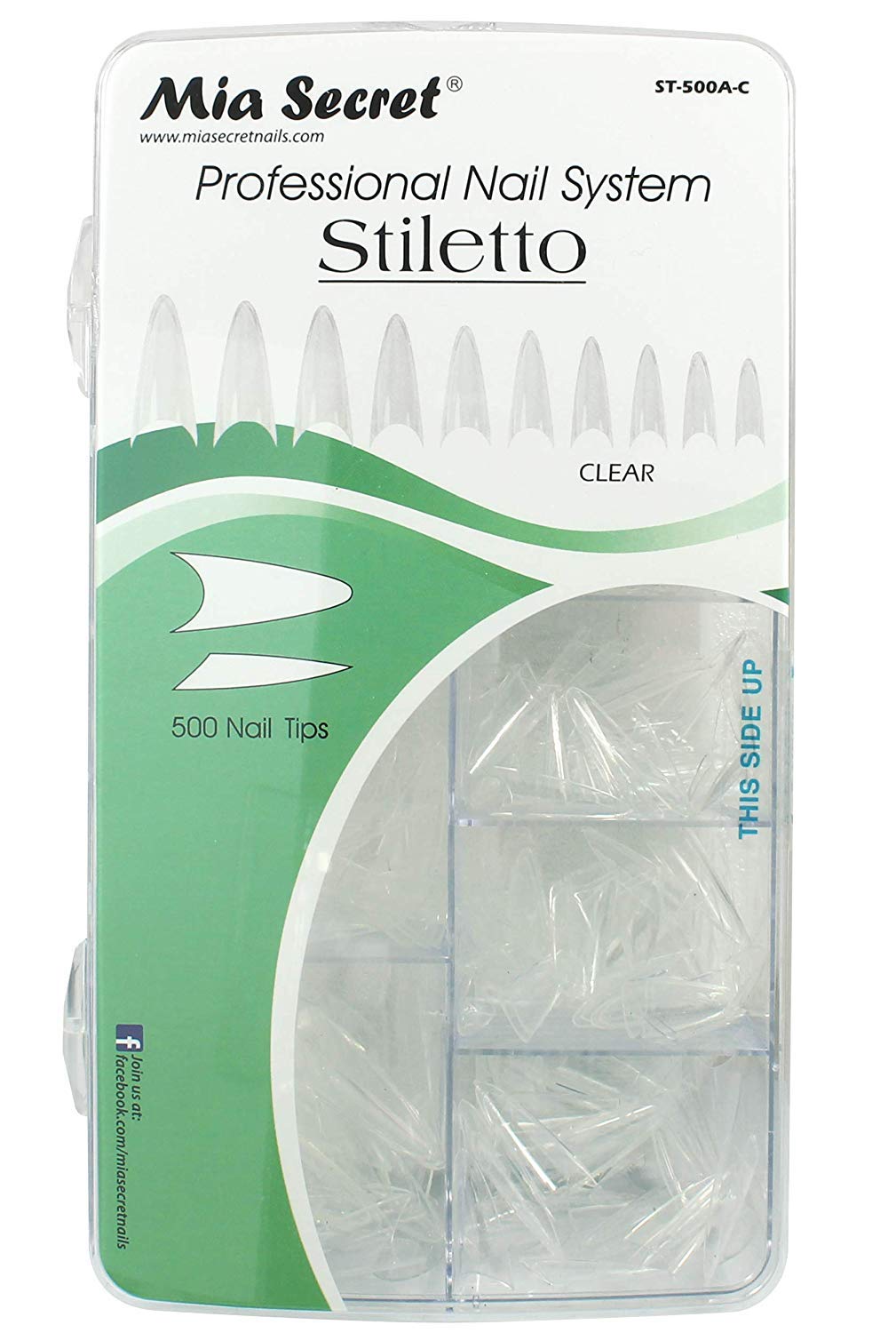 Stiletto Fancy Nail Tips by Mia Secret Store Beauty & Personal Care Mia Secret