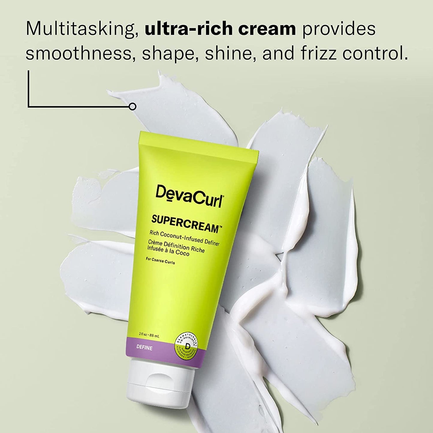 DevaCurl SuperCream Ultra-Rich Moisturizing Definer, 3 fl. Oz Beauty & Personal Care DevaCurl