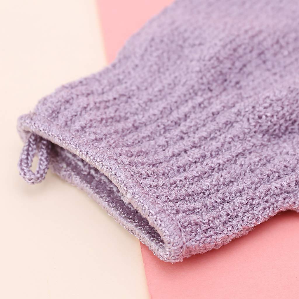 COPLKY 2Pcs Shower Bath Gloves Loofah Body Scrubber Wash Skin Massage Beauty and Personal Care COPLKY