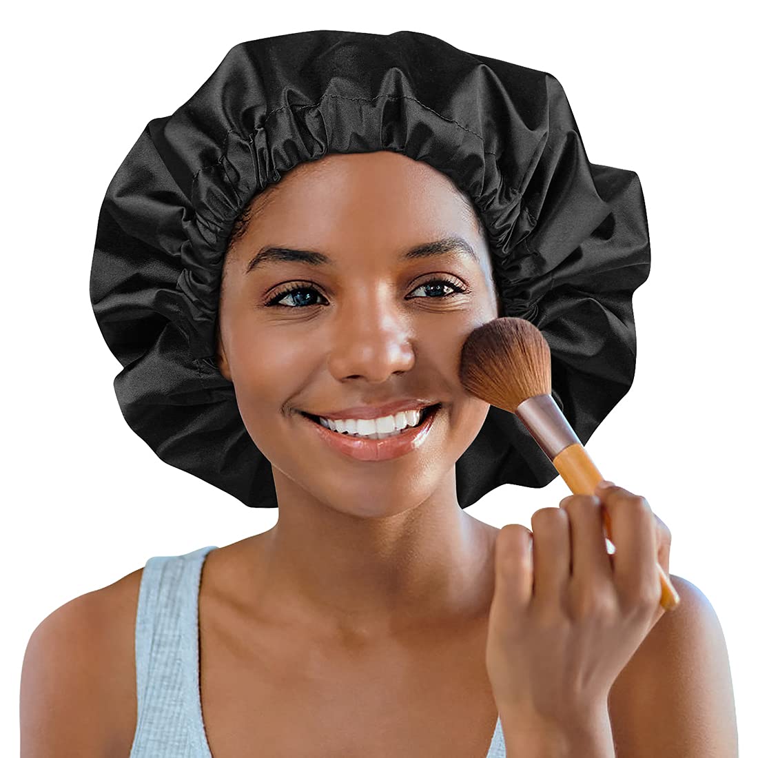 Jumbo Shower Cap for Men and Women with Box Braid, Locs, Long Curly Hair to Prevent Frizz Beauty and Personal Care Heerf