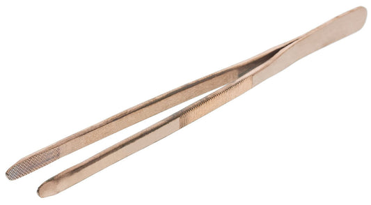 Copper Pickling Tweezers, Straight, Serrated, 8-1/2 Inches - TWZ-958.00 Beauty and Personal Care EUROTOOL