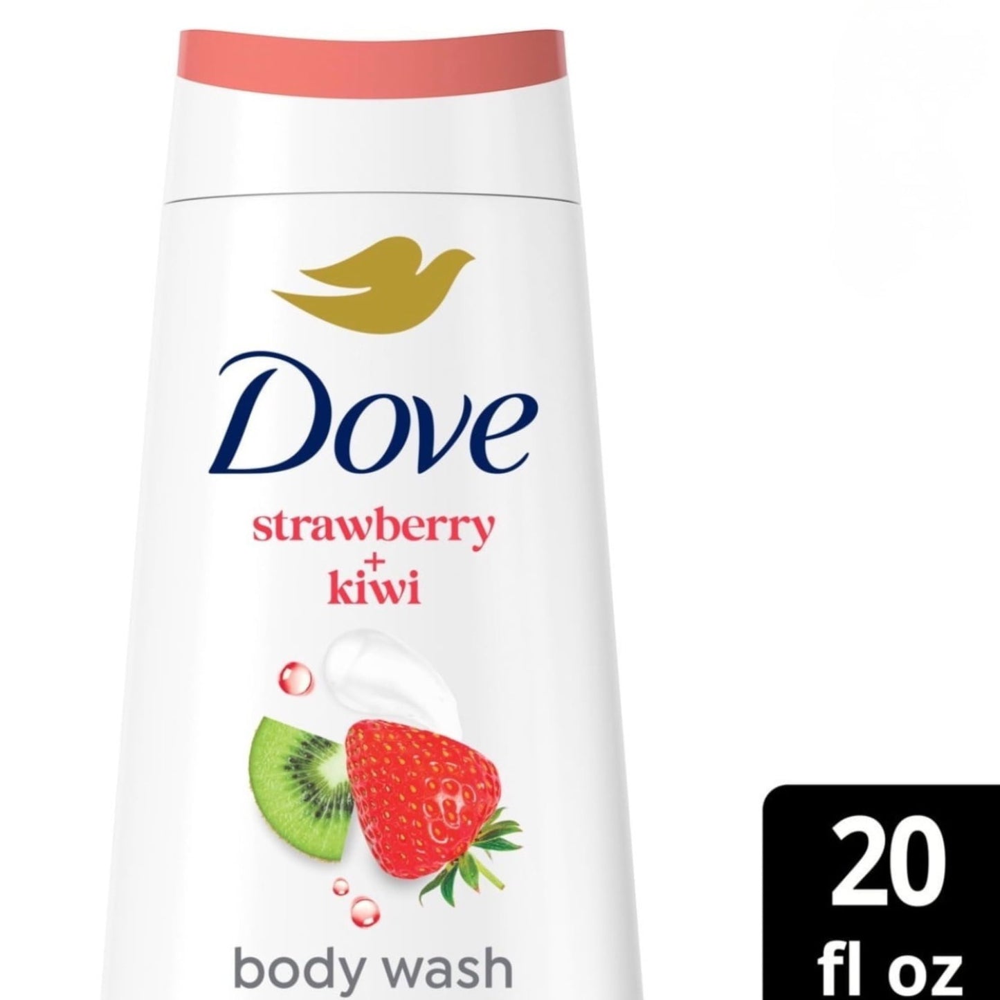 Dove Limited Edition Strawberry + Kiwi Body Wash, 24hr Renewing MicroMoisture, 20 Fl Oz, 2 Pack Beauty & Personal Care Dove