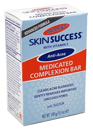 Palmers Advanced Formula Skin Success Anti-Acne Medicated Complexion Bar With Sulfur, 3.5 oz, 6-Pack Beauty & Personal Care Palmers