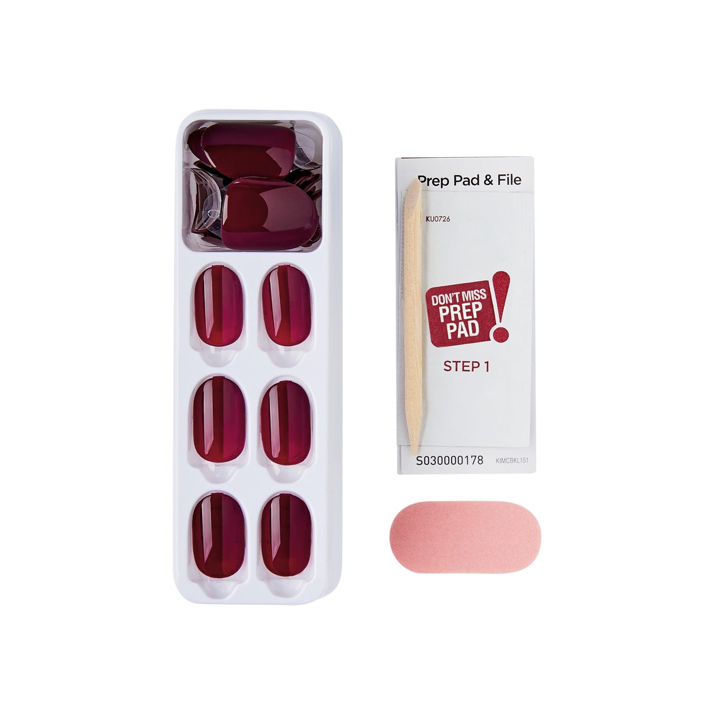 KISS imPRESS Color Press-On Manicure, Gel Nail Kit, PureFit Technology, Short Length, “I'm Not a Cinna”, Polish-Free Solid Color Mani, Includes Prep Beauty and Personal Care imPRESS