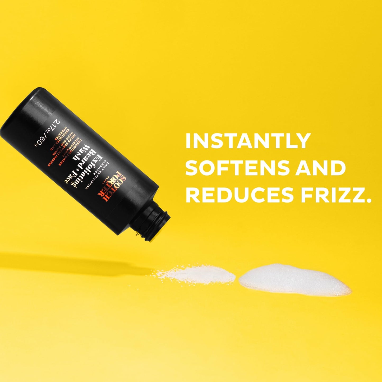 Scotch Porter Exfoliating Beard Wash & Face Cleanser for Men, Travel Friendly | Formulated with Non-Toxic Ingredients, Free of Parabens, Sulfates Beauty & Personal Care Scotch Porter