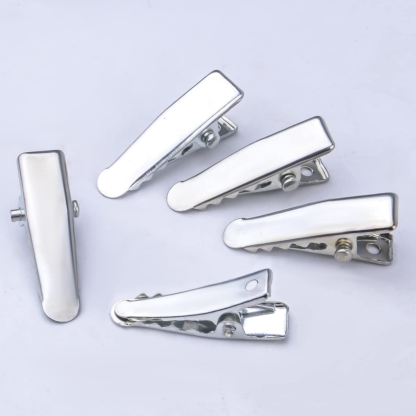 100pcs Alligator Duckbill Hair Clips Metal Single Prong Hair Clip Hairpins Teeth Bows Professional Sectioning Clips DIY Hair Accessories for Women Beauty & Personal Care Aylifu