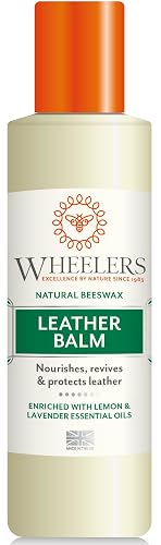 Wheelers Beeswax Leather Balm, 300ml | Cleans, Protects & Revives | Coconut Essential Oils & Vanilla Pods Beauty & Personal Care Wheelers