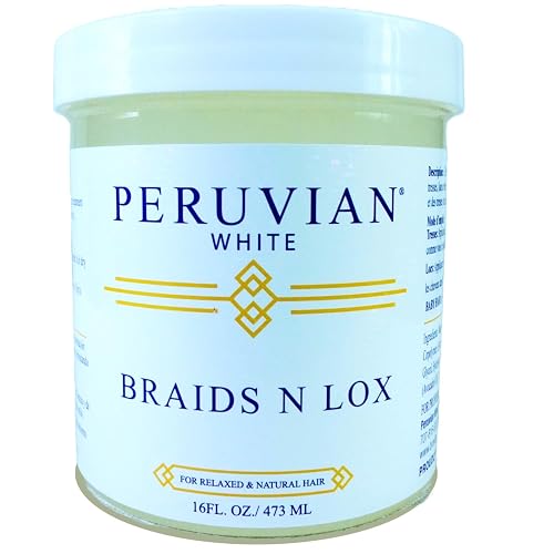 Peruvian white Braids N Lox Gel - Smooths Edges,Locks in Style Beauty & Personal Care Peruvian white