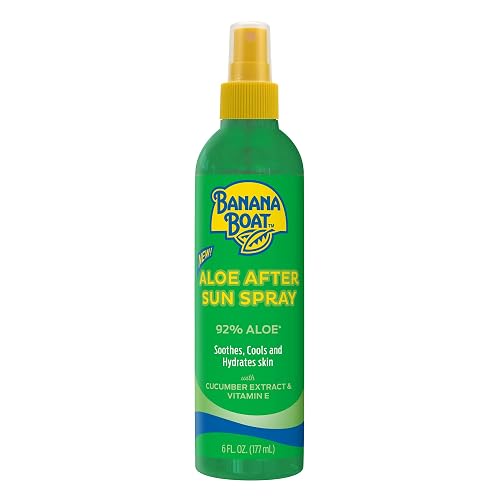 Banana Boat Aloe After Sun Spray, 6Fl Oz | Aloe Vera Spray with Cucumber Extract and Vitamin E, After Sun Care for Sunburn Relief, 6Fl Oz Beauty & Personal Care Banana Boat