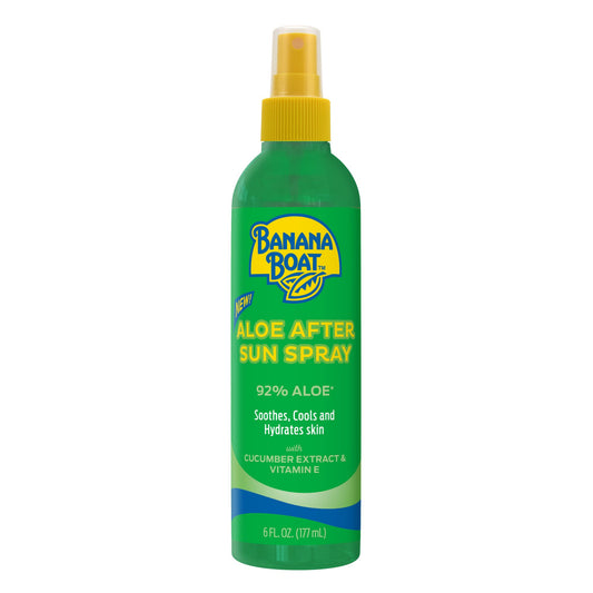 Banana Boat Aloe After Sun Spray, 6Fl Oz | Aloe Vera Spray with Cucumber Extract and Vitamin E, After Sun Care for Sunburn Relief, 6Fl Oz Beauty & Personal Care Banana Boat