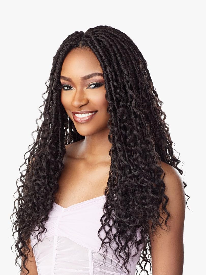 Sensationnel Lulutress Crochet Braiding Hair-3X Bohemian Locs 20in,M27/613