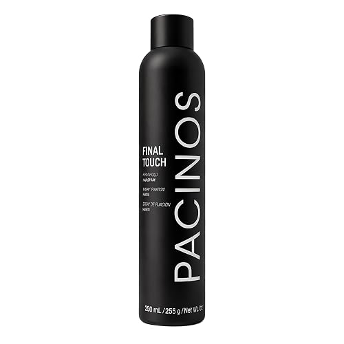 Pacinos Final Touch Hairspray - Anti-Frizz, Firm Hold, Flexible, Fast Drying and Flake Free Aerosol - Add Volume, Texture and Strength to your Beauty & Personal Care Pacinos