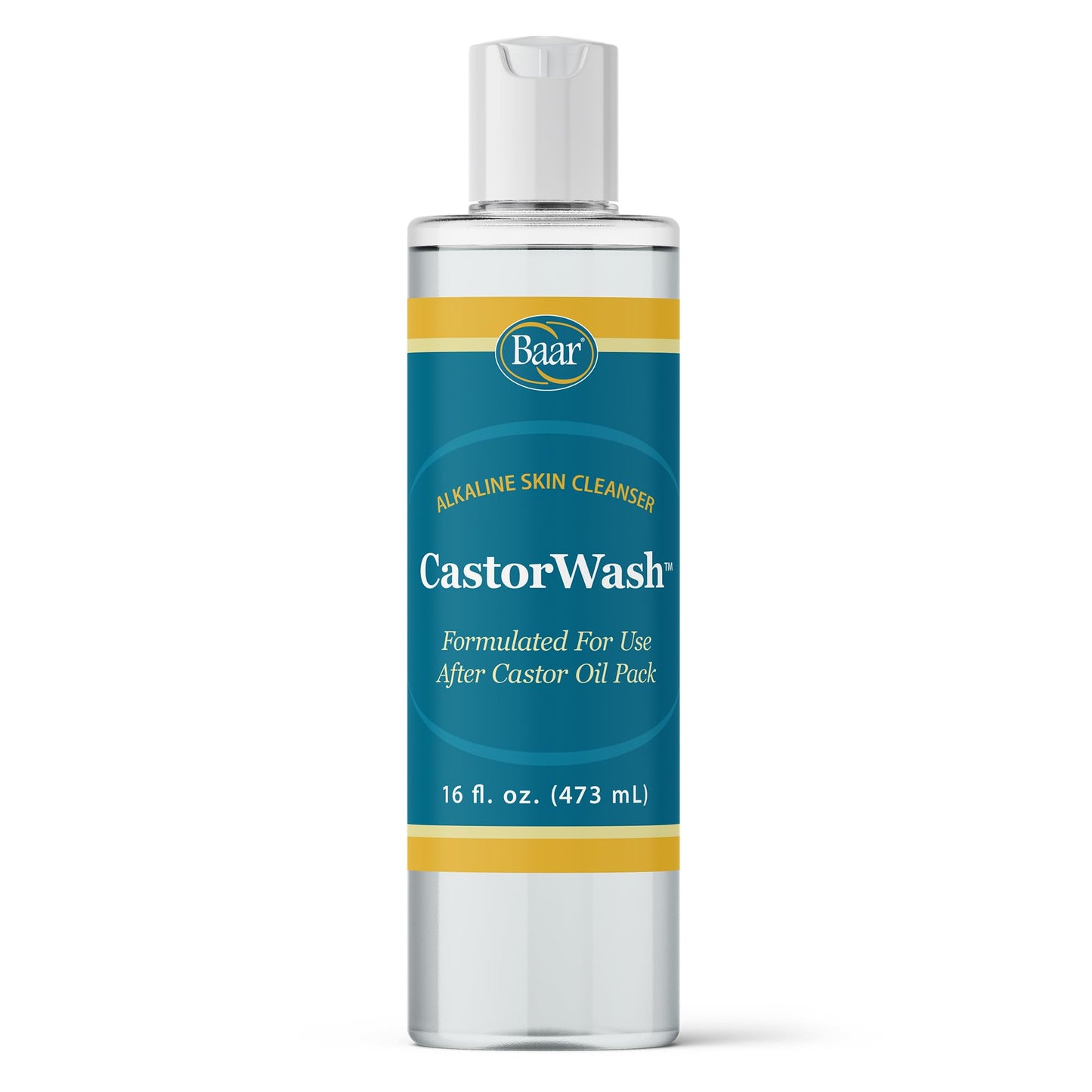 Baar CastorWash Alkalizing Castor Oil Pack Cleanser, Skin Wash, 16 Oz Beauty & Personal Care Baar