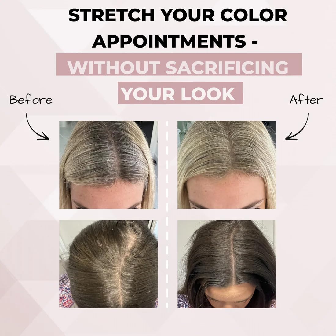 Rumi Cosmetiques HairMagic+ Root Touch Up Powder for Mature Women - Instant Gray Hair Coverage & Hairline Filler - Water-Resistant, Natural Finish Beauty & Personal Care Rumi Cosmetiques