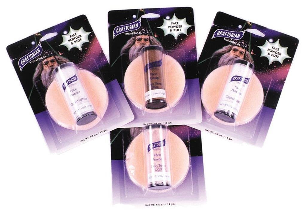Graftobian Pro Setting Powder - Face Powder w/Puff (Clown White) Beauty & Personal Care Graftobian