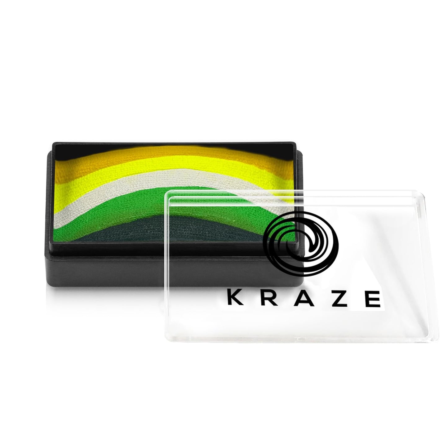Kraze FX Dome Stroke - Summer Leaf by Linnea (25 gm), Professional 1-Stroke Split Cake, Hypoallergenic, Non-Toxic, Water Activated Face & Body Beauty & Personal Care Kraze FX