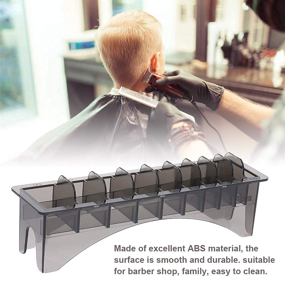 Rectangular Plastic Comb Organizer, 10 Grid Base for Electric Hair Clipper Limit Combs and Tools Beauty and Personal Care YUYTE