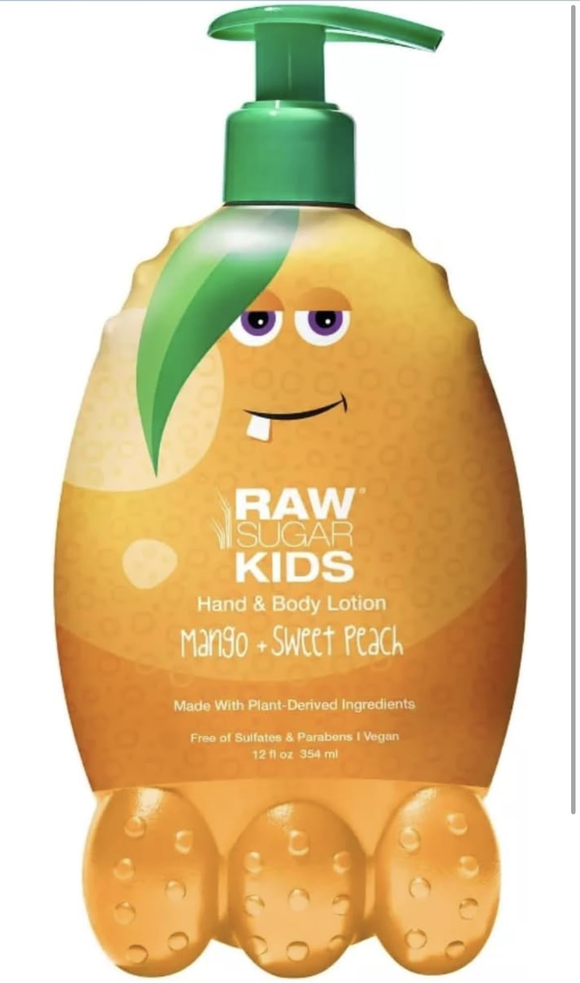 Raw Sugar Kids Hand & Body Lotion, Mango Scent Pack, 12 fl oz Beauty & Personal Care Raw Sugar Kids