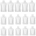TUZAZO 15 Pack Travel Pouches for Toiletries, TSA Approved Travel Size Container, Refillable Empty Small Stand Up Travel Pouches for Shampoo Beauty & Personal Care TUZAZO