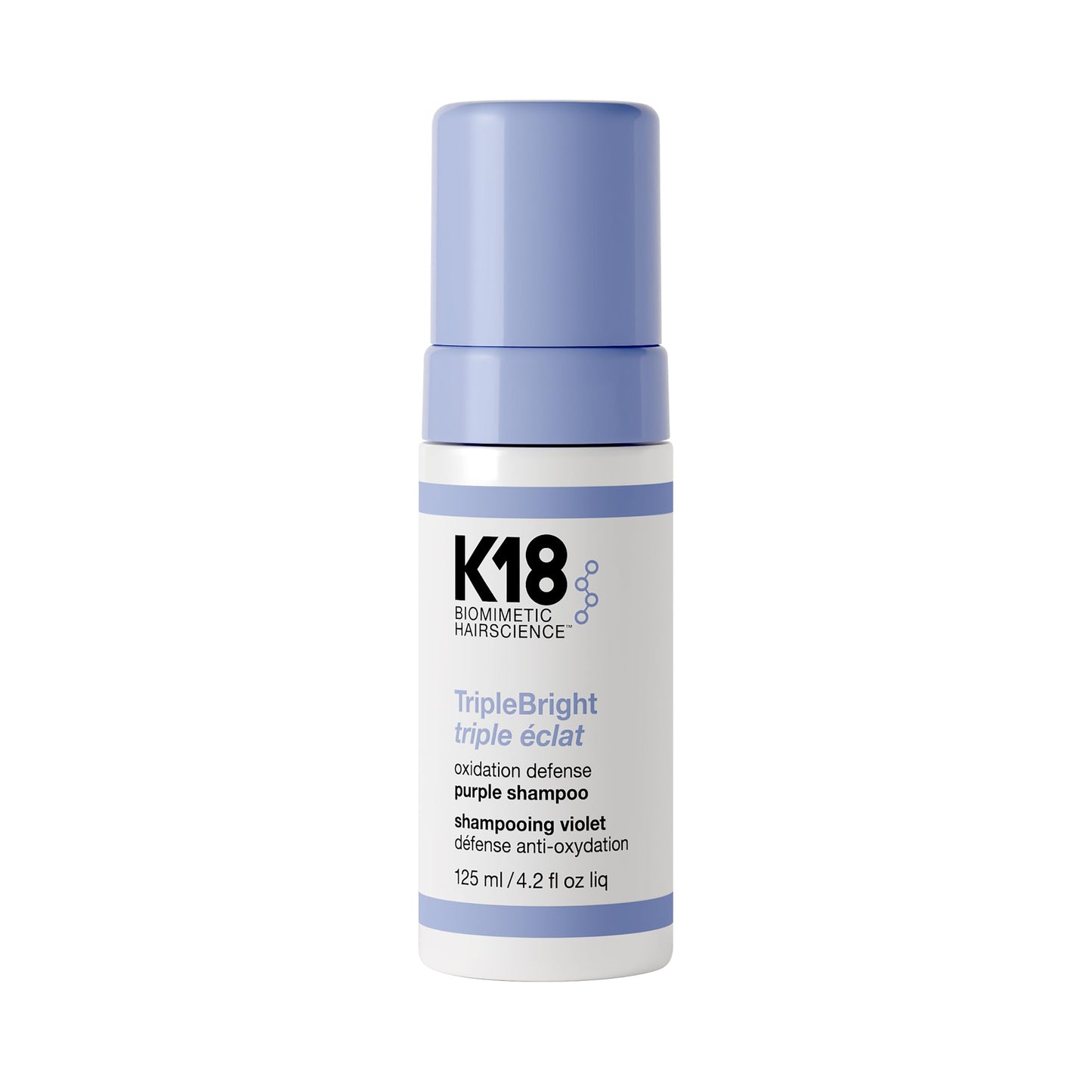 K18 TripleBright Oxidation Defense Purple Shampoo - Non-Staining Blonde Shampoo Removes + Helps Prevent Brass for Brighter, Longer-Lasting Blonde Beauty and Personal Care K18