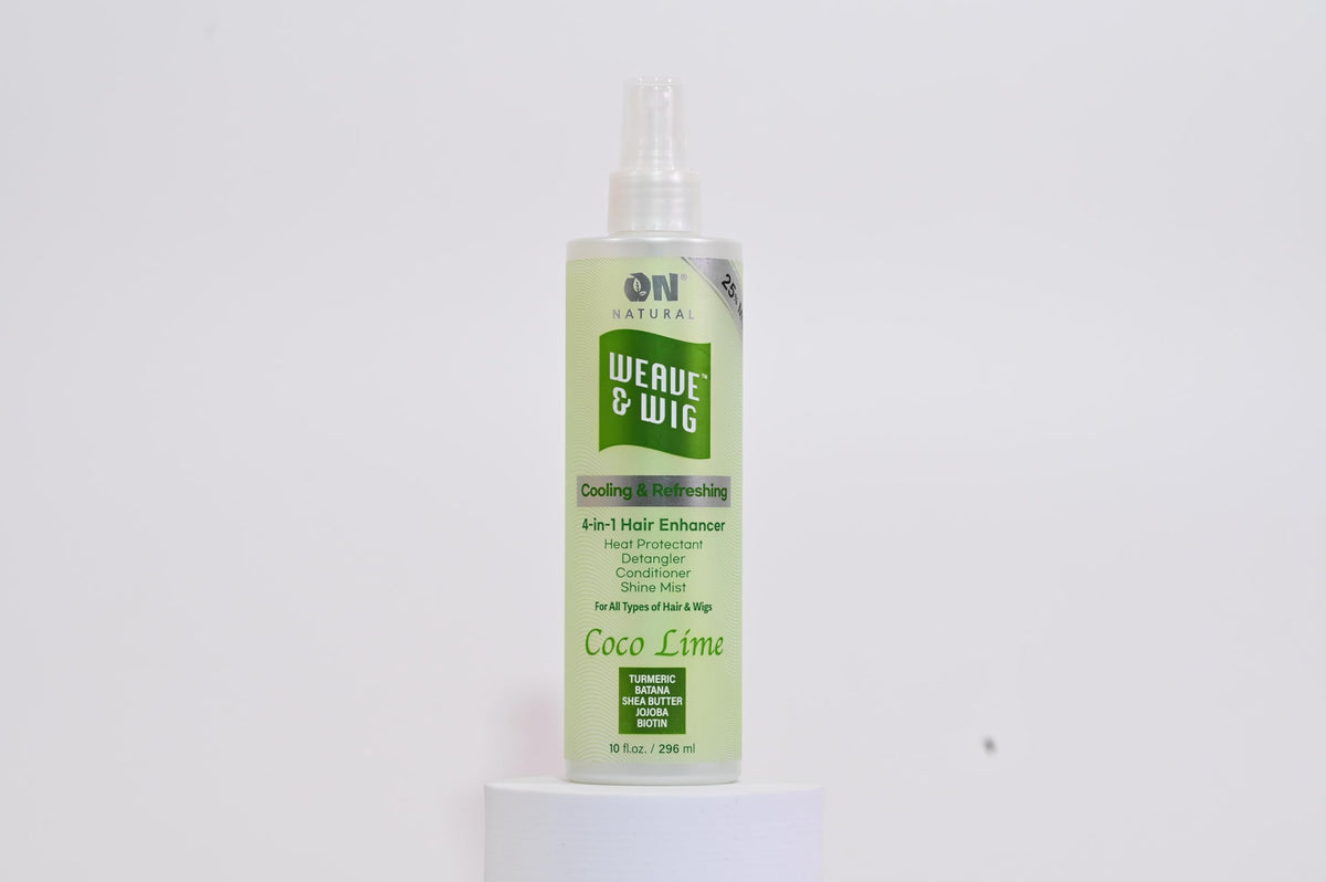 On Natural Weave & Wig 4-in-1 Hair Enhancer For All Hair Texture [Coco Lime] 10 OZ