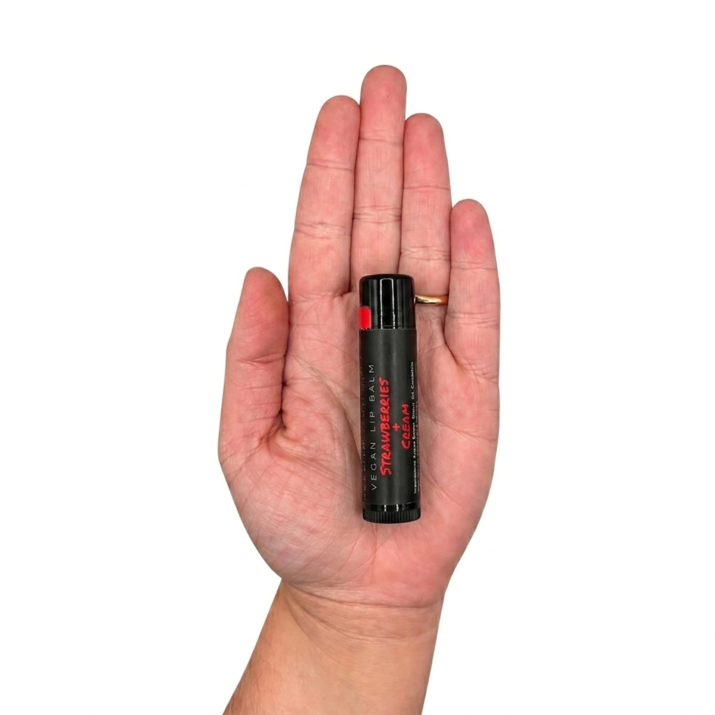 UNCHAPPED Vegan Lip Balm - All Natural and Free of Beeswax, Soy, Nut, and Top 9 Food Allergens (Strawberries and Cream) Beauty and Personal Care UNCHAPPED