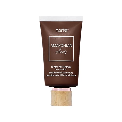 tarte Amazonian clay 16-hour Full Size coverage foundation - Matte Finish Foundation with Amazonian Clay & Vitamin E for Hydration & Smooth Looking Beauty & Personal Care tarte